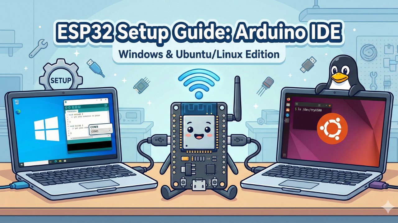 How to Set Up ESP32 in Arduino IDE 2.0: Windows & Ubuntu Guide