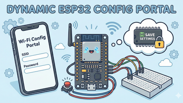 Stop Hardcoding Credentials! Build a Dynamic Config Portal for ESP32