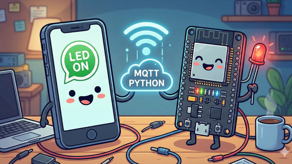 How to Control Your ESP32 using WhatsApp Messages (Python & MQTT)